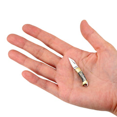 Miniature Gadgets Pocket Knife with black shell handle