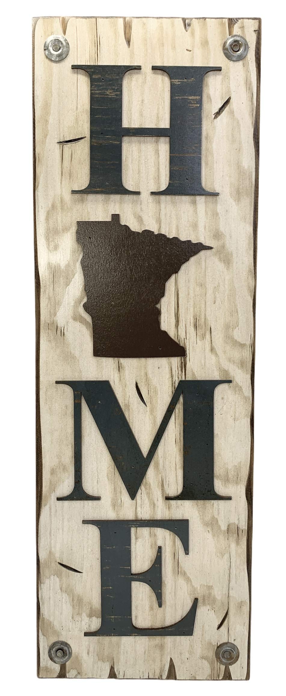 Minnesota state sign welcome 27h 9w emphasis farm lettering image