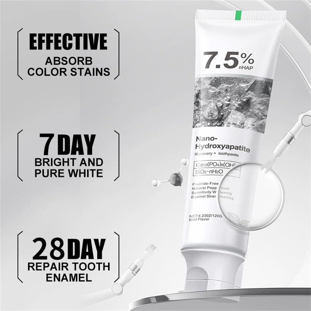 4.23 oz per pack hydroxyapatite toothpaste