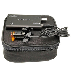 MINTOOTHPRO 5W LED headlight mounted on dental loupes
