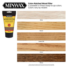 Minwax color matched wood filler 6 oz Golden Oak