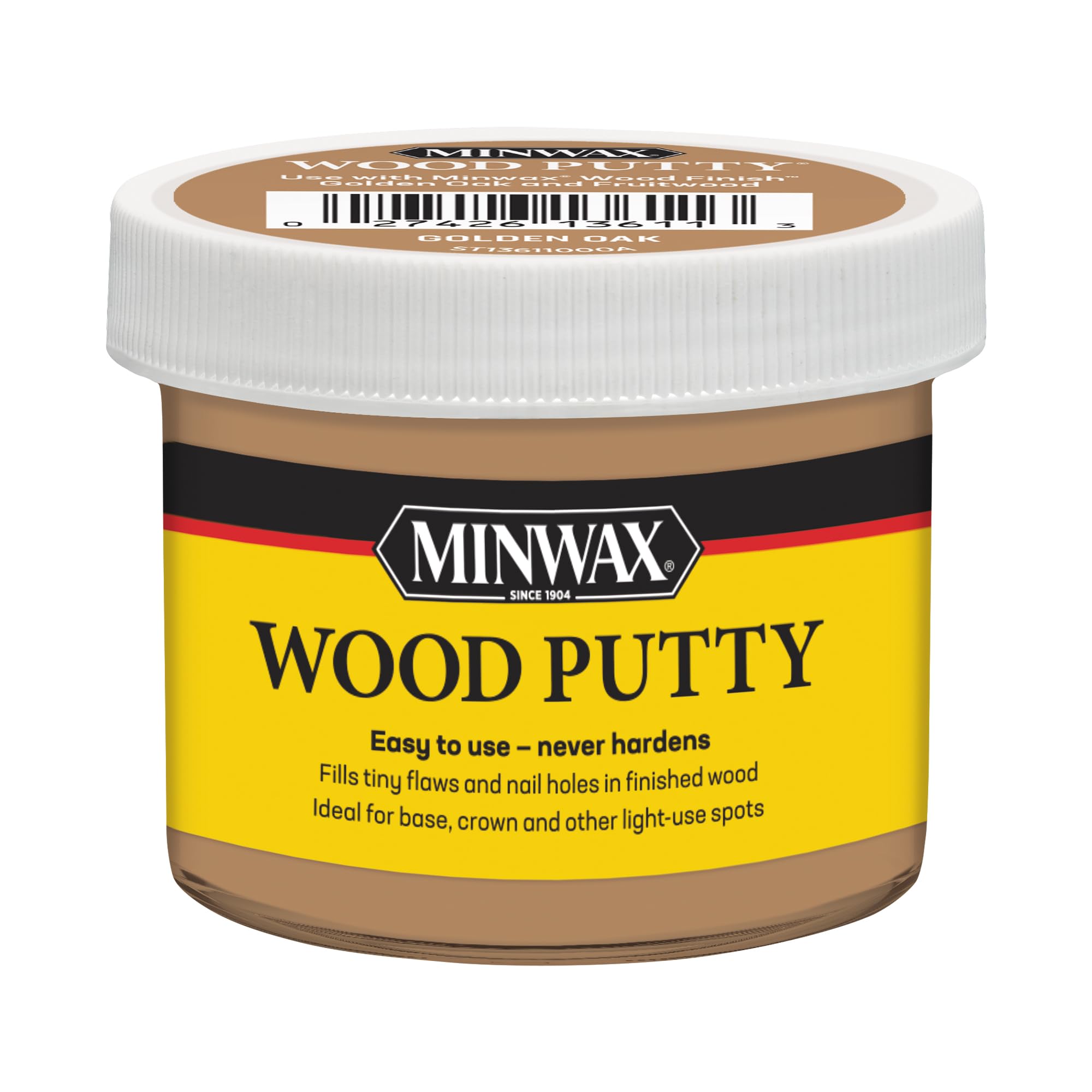 Minwax Wood Putty Golden Oak 3.75 oz container