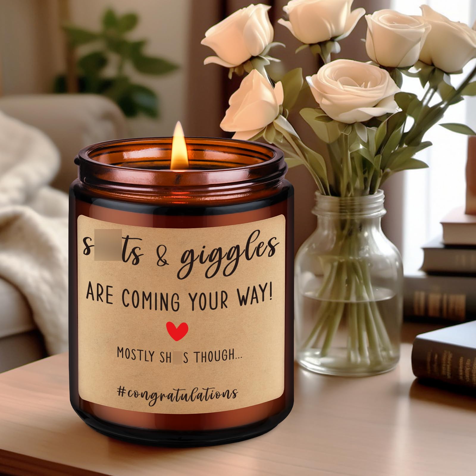 Candle gift for Christmas and new baby celebrations Miracu