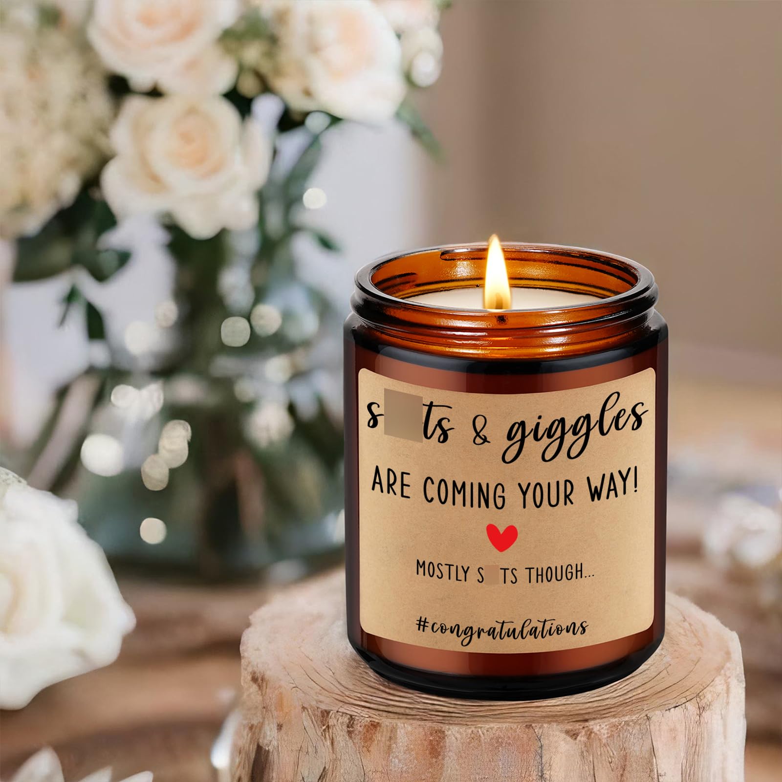 Couples gift candle for new babies Miracu