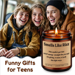 9 oz Miracu Rizz Candle burns evenly about 50 hours