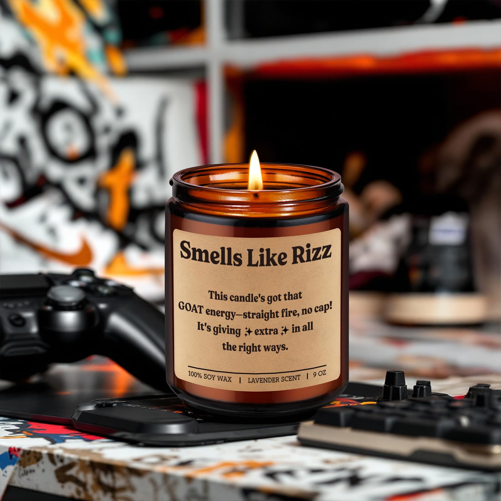 Miracu Rizz Candle natural wax essential oils for relaxation