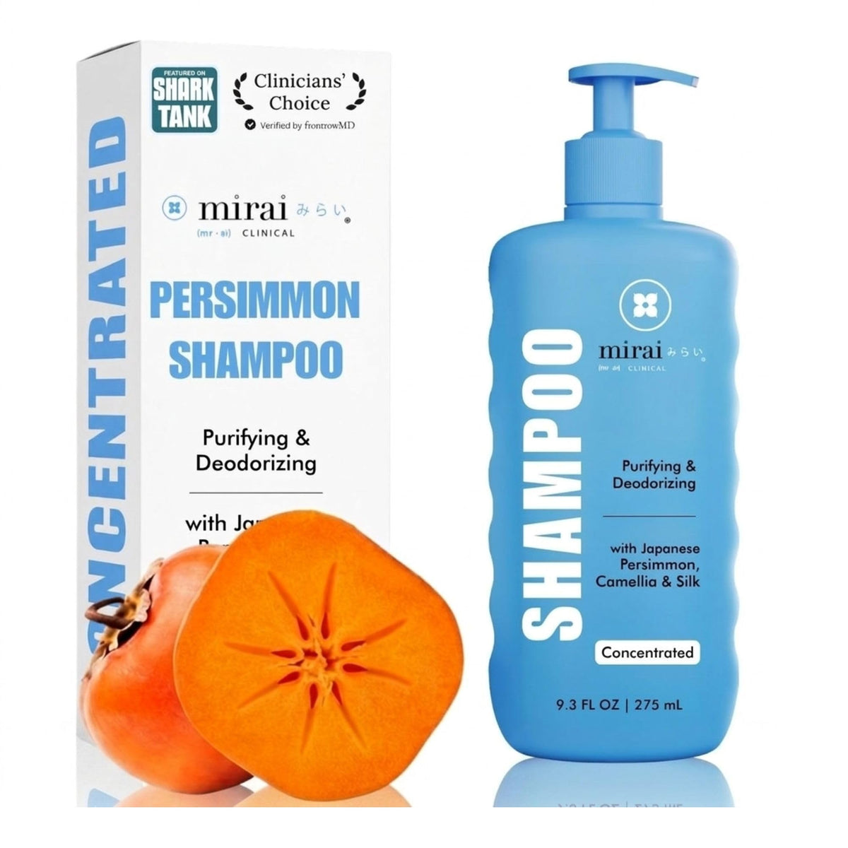 Mirai Clinical Persimmon Shampoo old people smell packaging