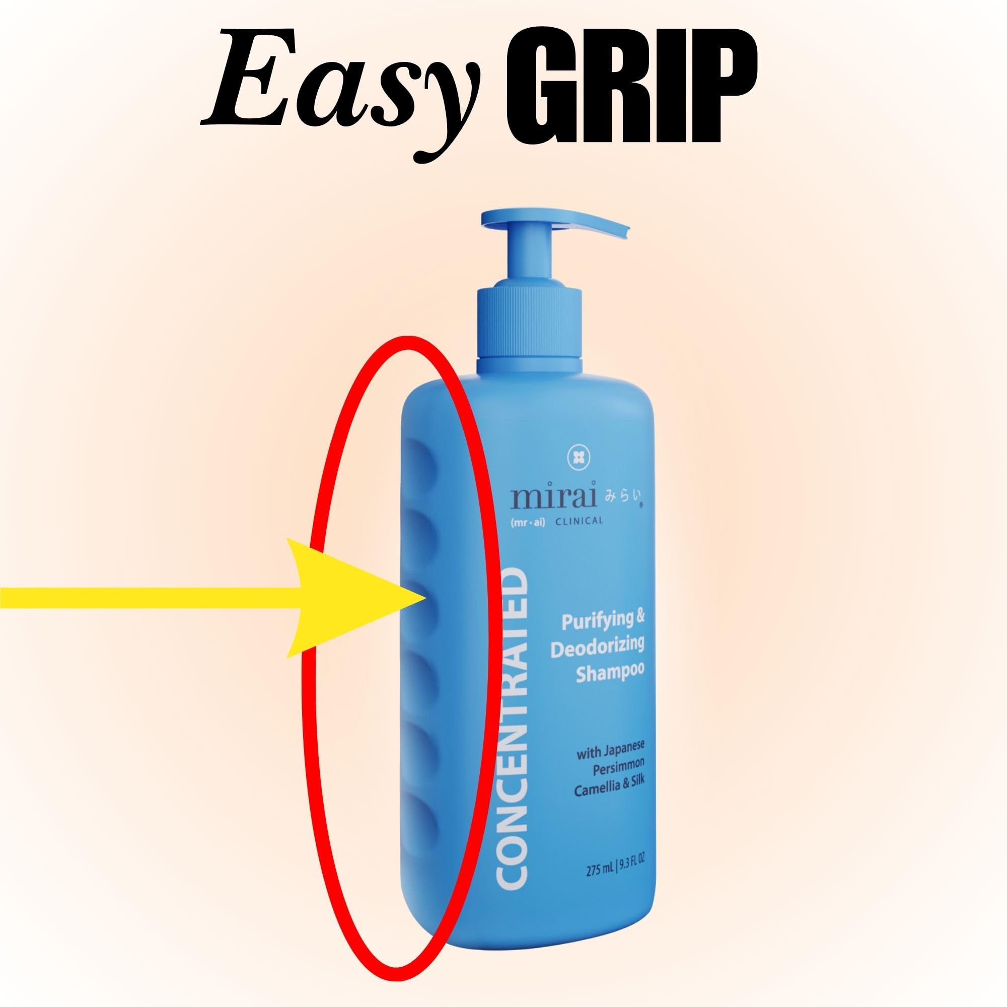 Daily use or booster Mirai Persimmon Shampoo packaging