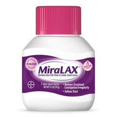 MiraLAX Laxative Powder packaging front view