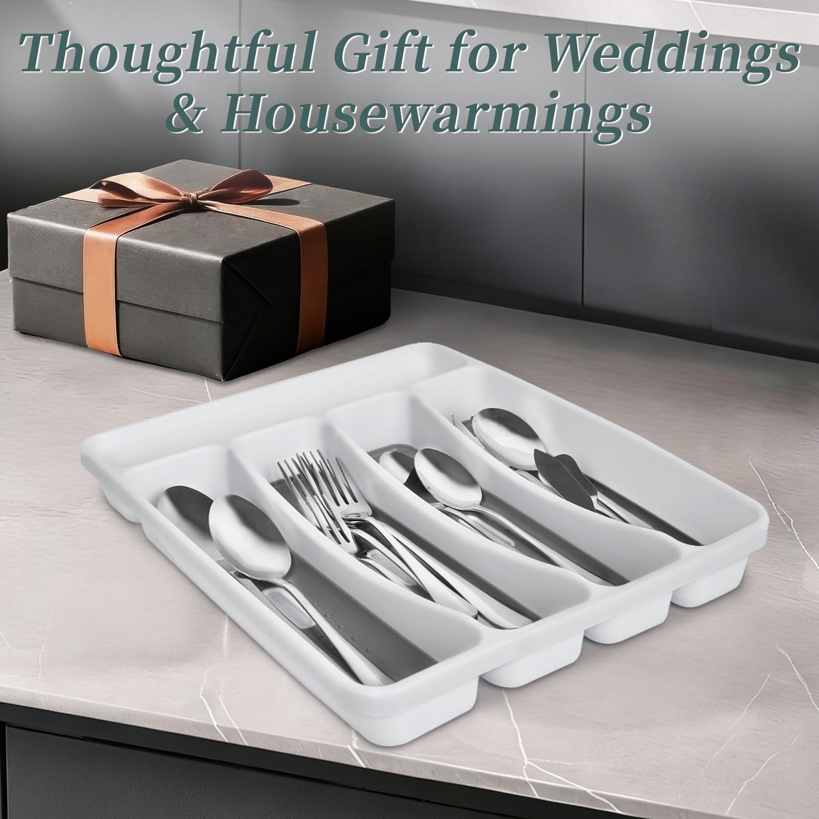 housewarming gift idea silverware set for home