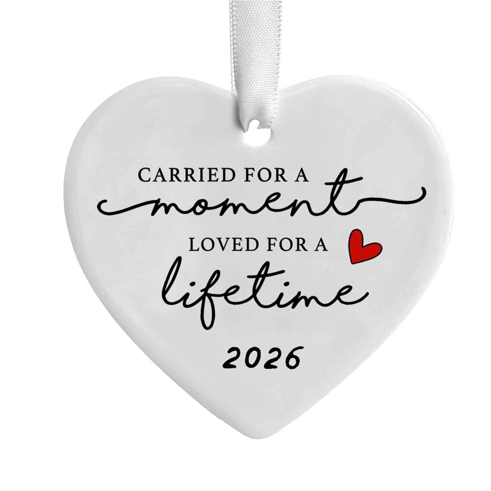 Miscarriage Ornament for Infant Loss ceramic keepsake image