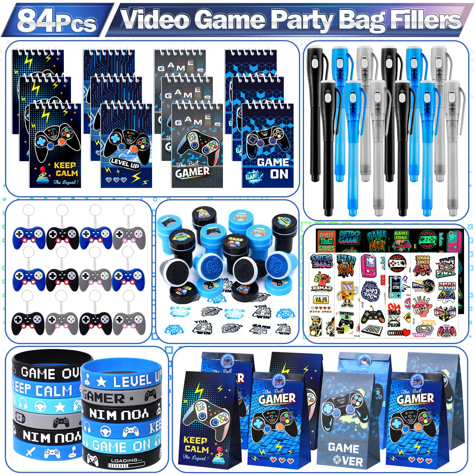 Mishopy game stamps for party guest keepsakes