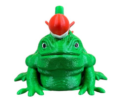 Missile Toad Christmas ornament featuring green hanging loop