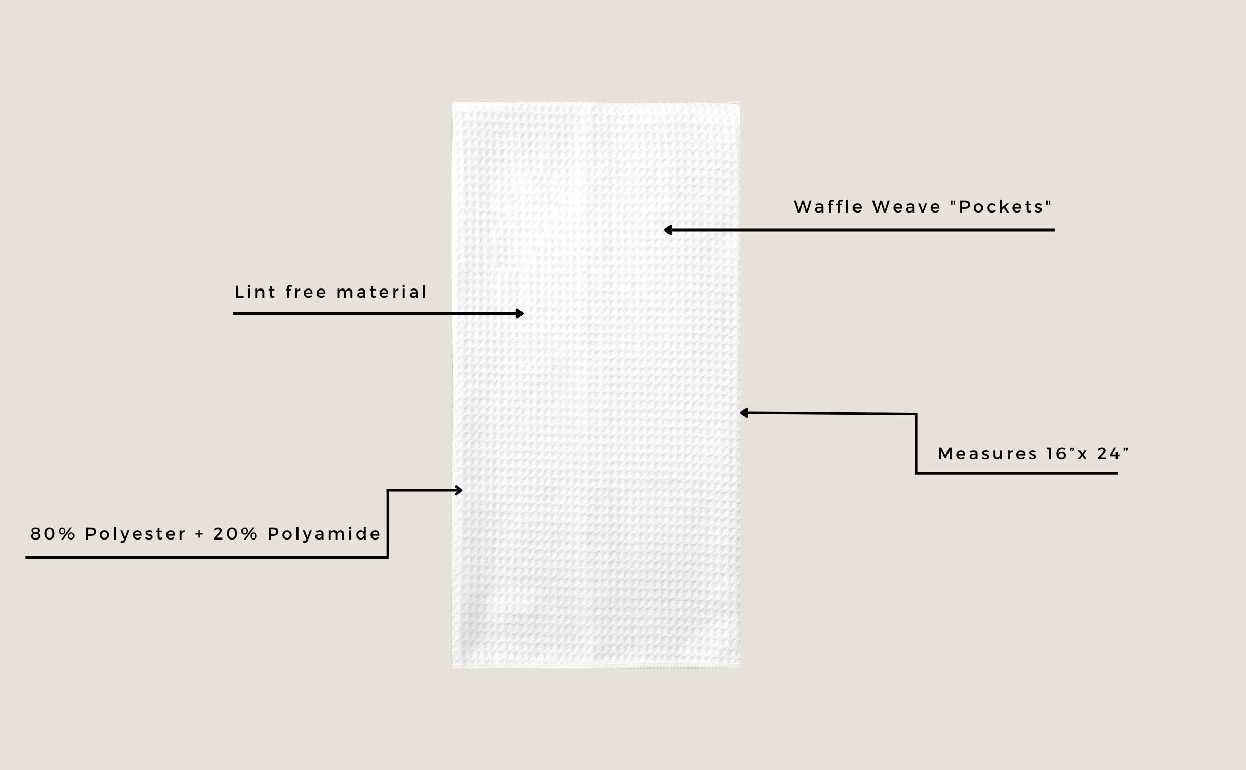 Mixer kitchen towel for baking tasks