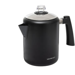 Mixpresso 5-8 cup coffee percolator on stovetop