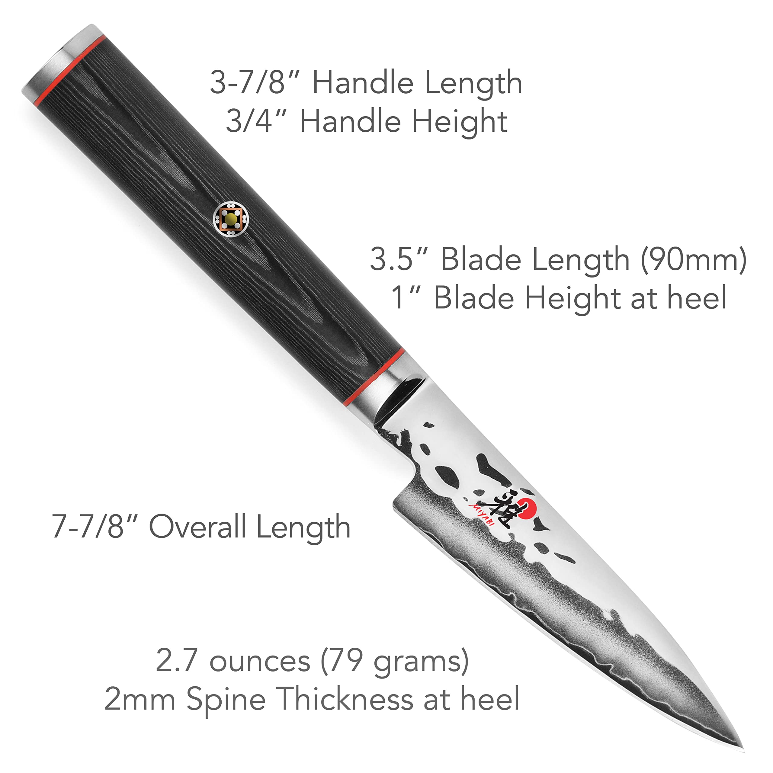 MIYABI Mizu SG2 paring knife made in Seki Japan