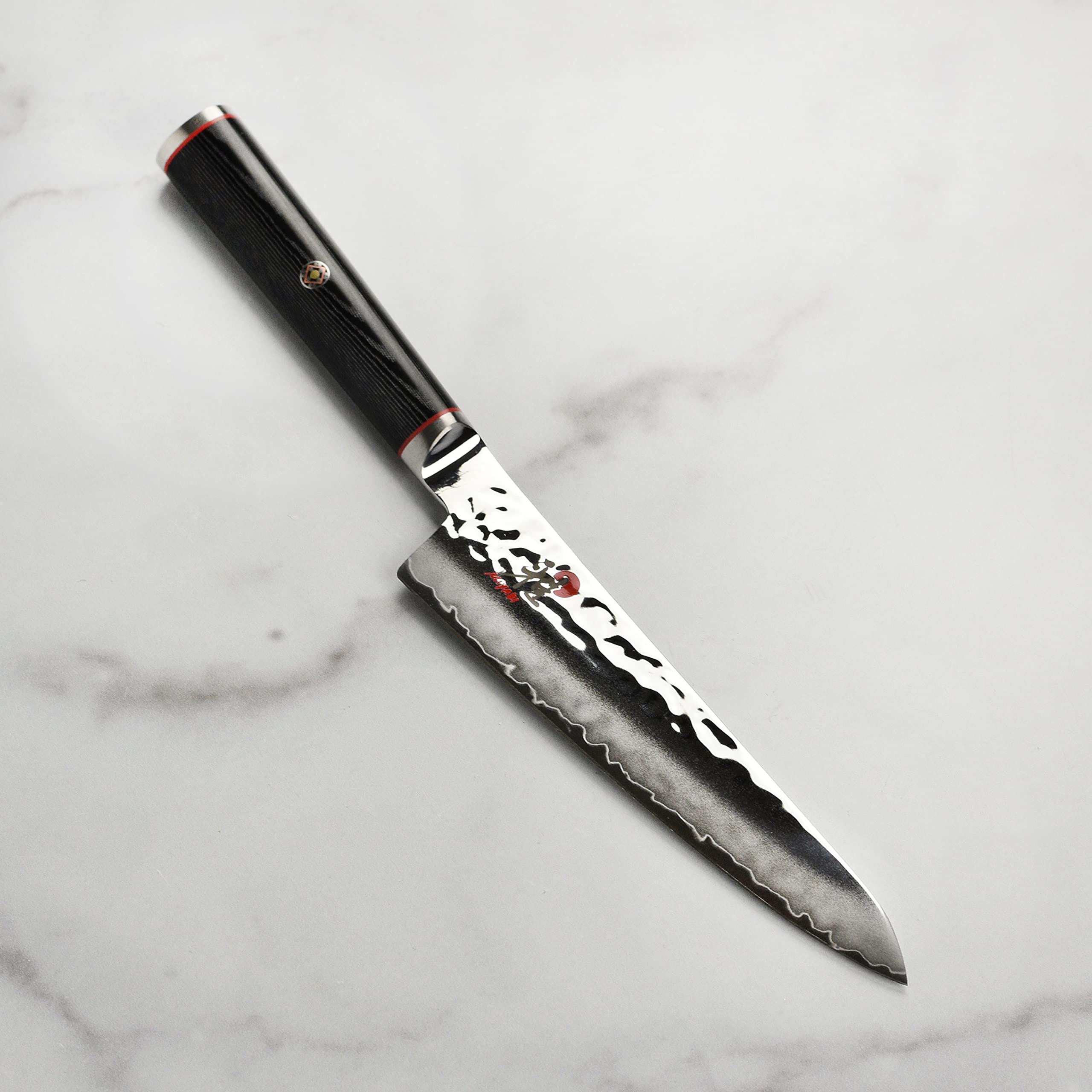 SG2 micro-carbide core with Cryodur Damascus blade