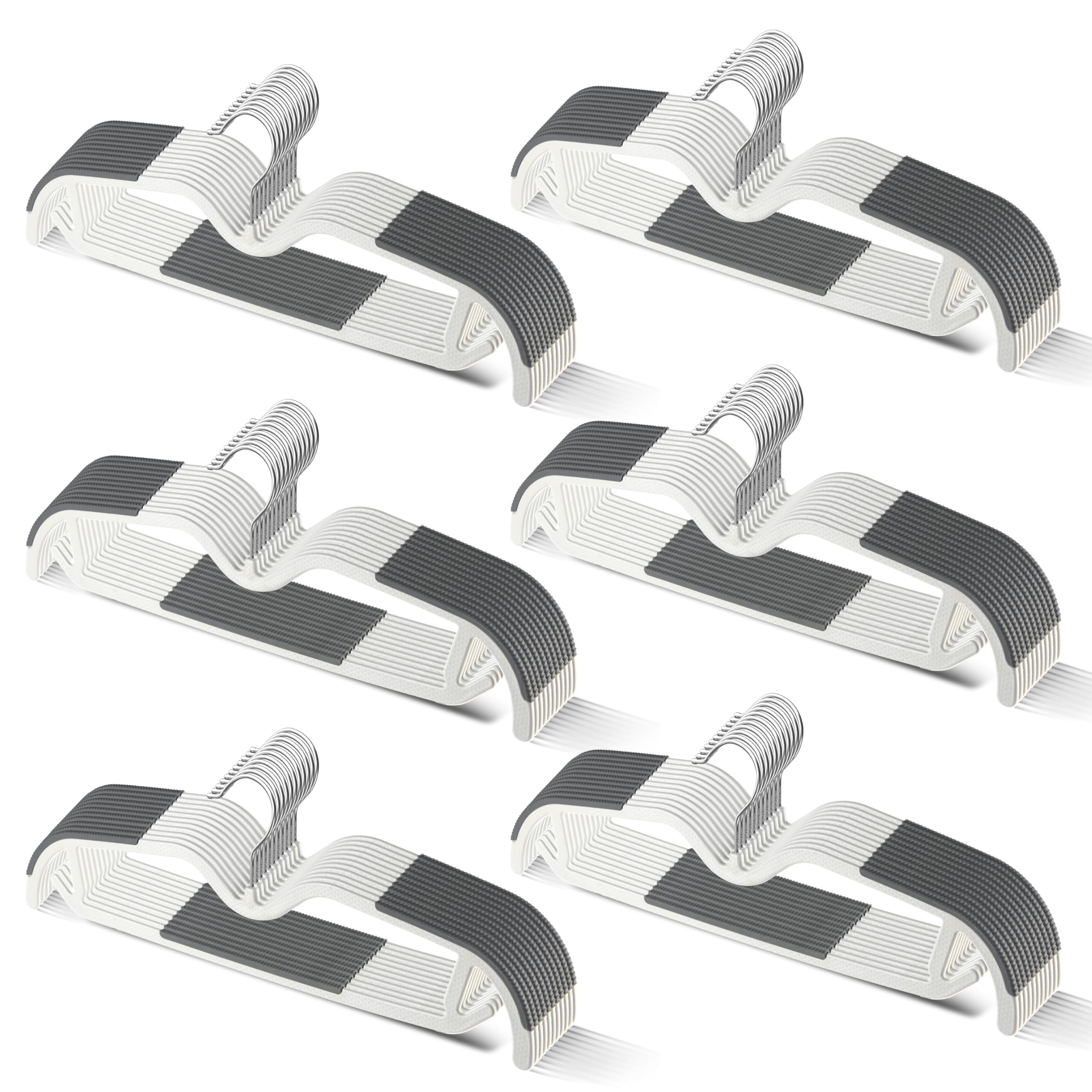 MLKJHHI M-Style gray pants hangers slim profile
