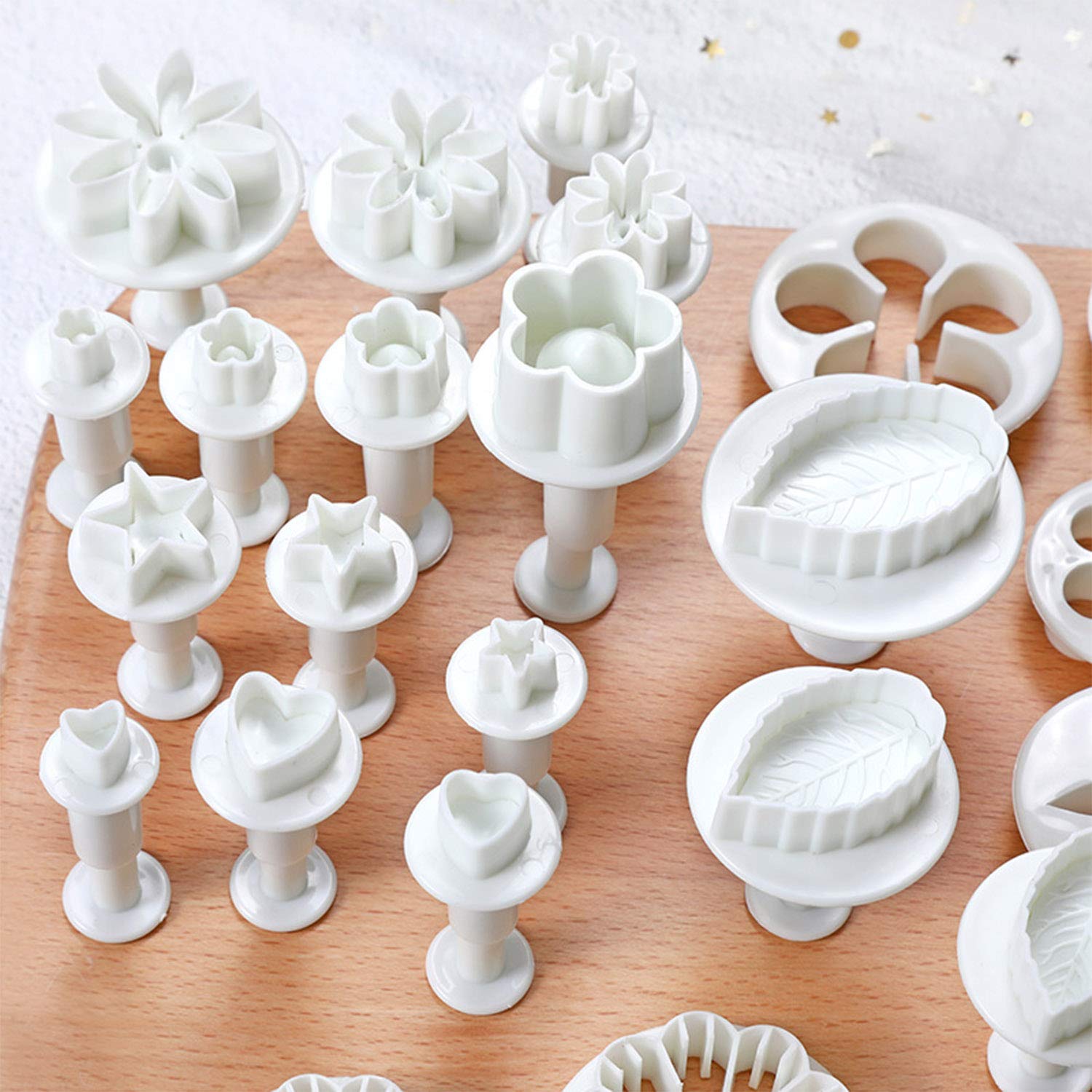 MOACC 36 piece fondant tool set for cake decoration