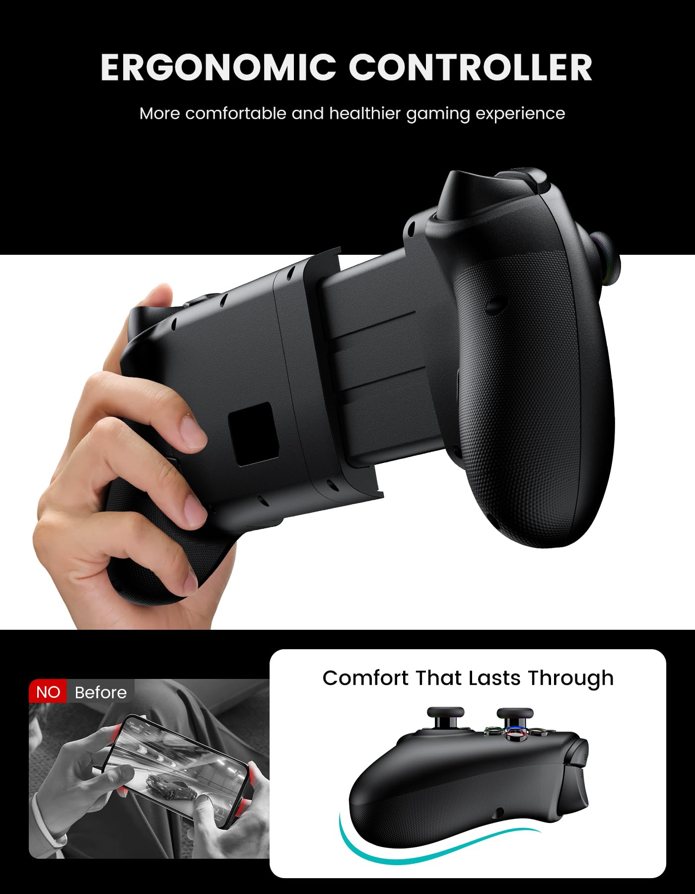 Mocagen MC200 with iPad Mini attachment for gaming