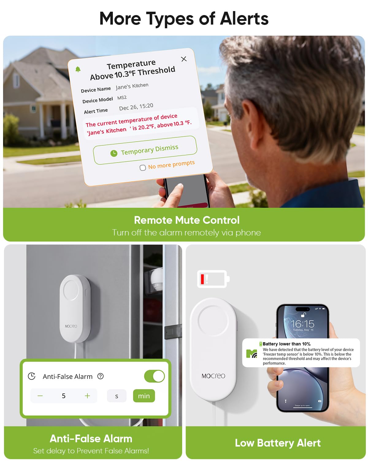 MOCREO app alerts notifications demo image