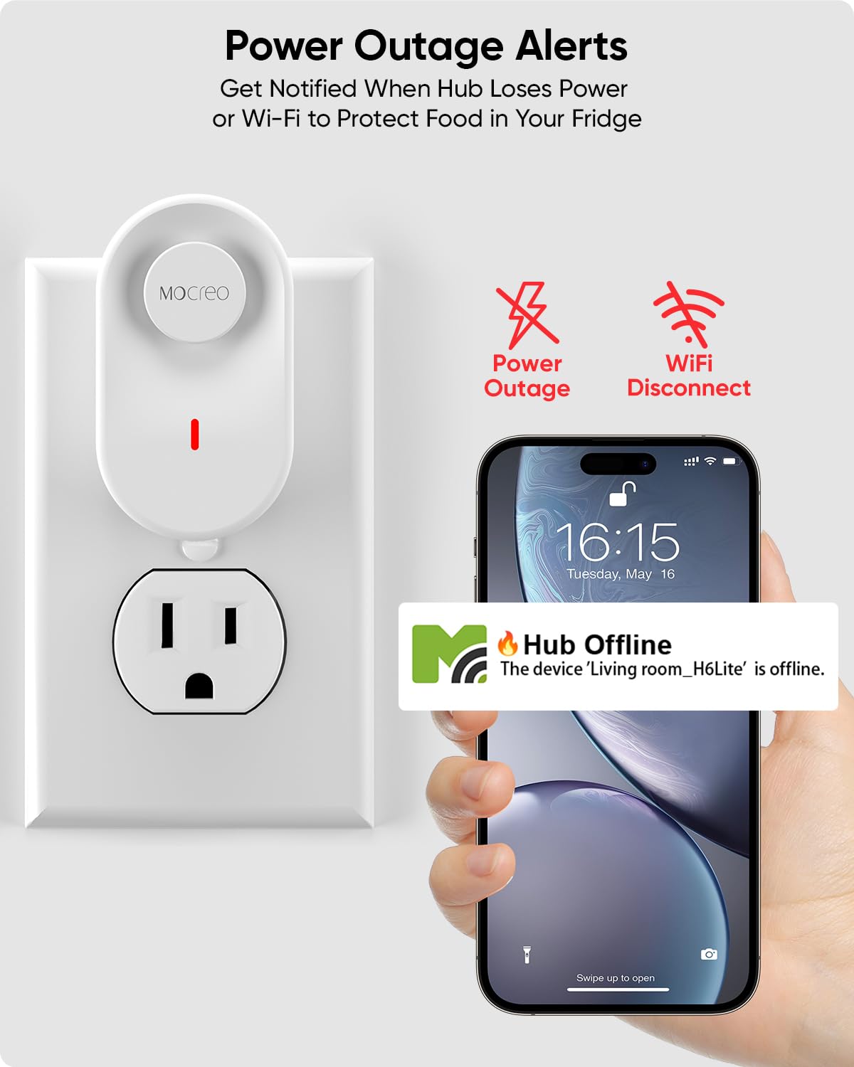 H6Lite hub by MOCREO connected to network image