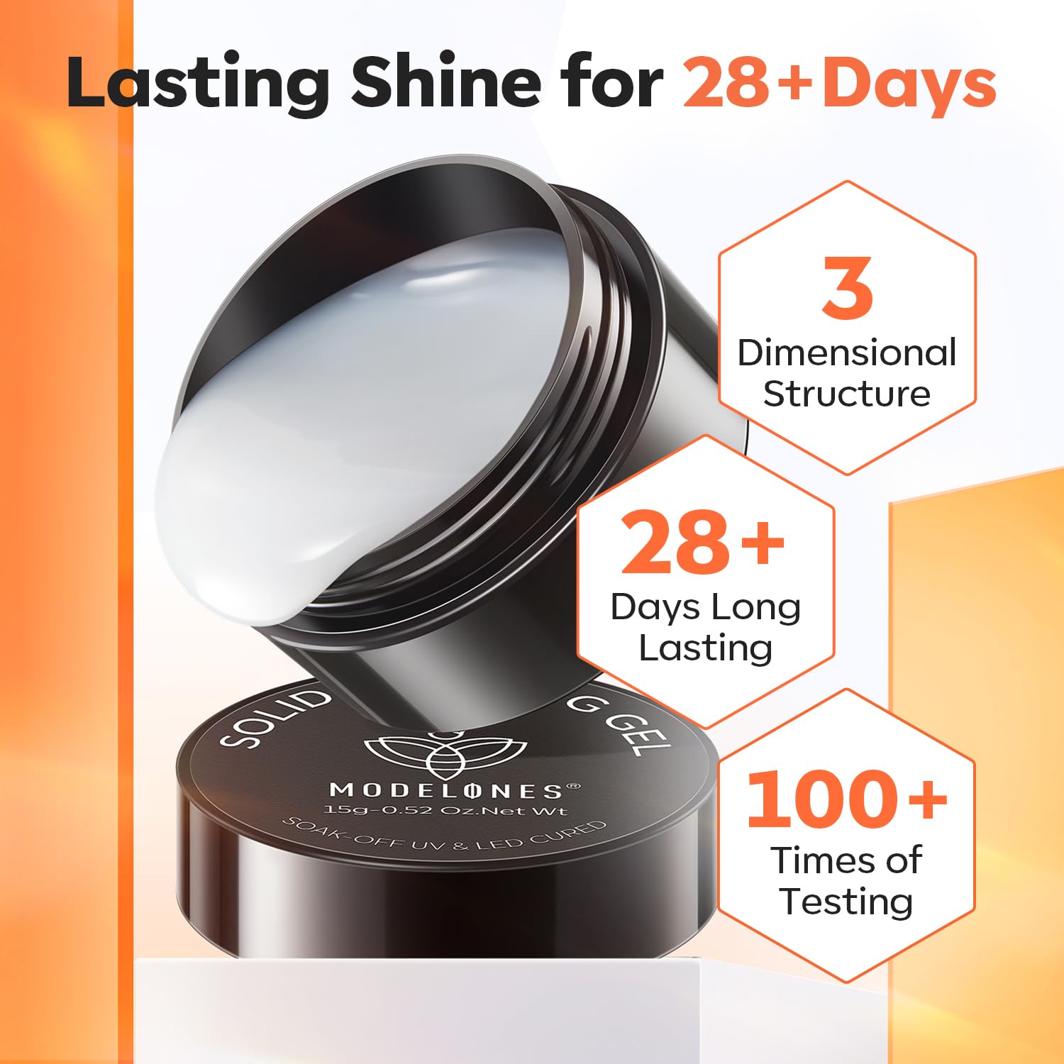 Safe low-odor nail builder gel compatible with UV and LED lamps