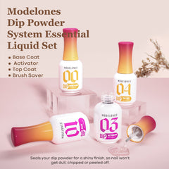 modelones Dip Powder Liquid Set top coat bottle