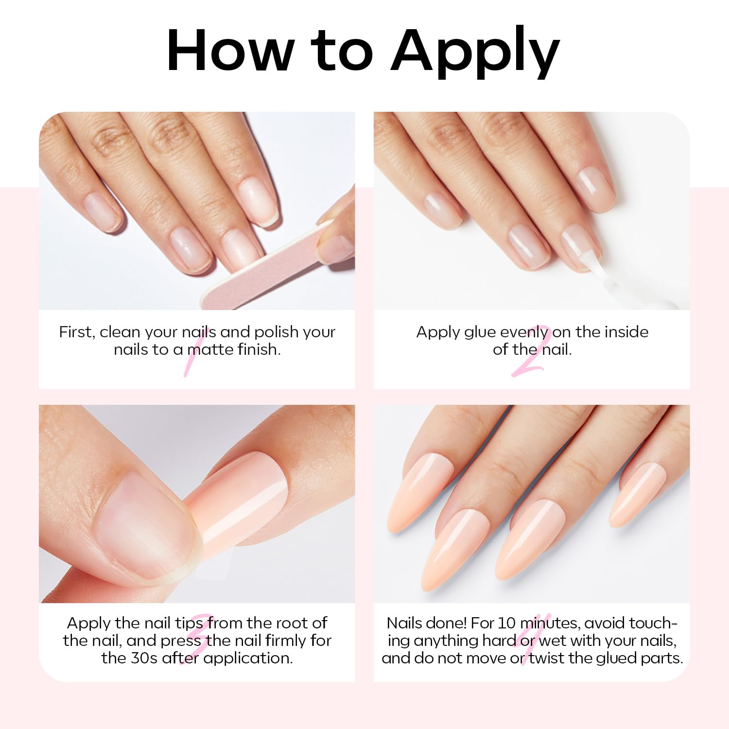 Modelones long lasting glue for press ons 20+ days