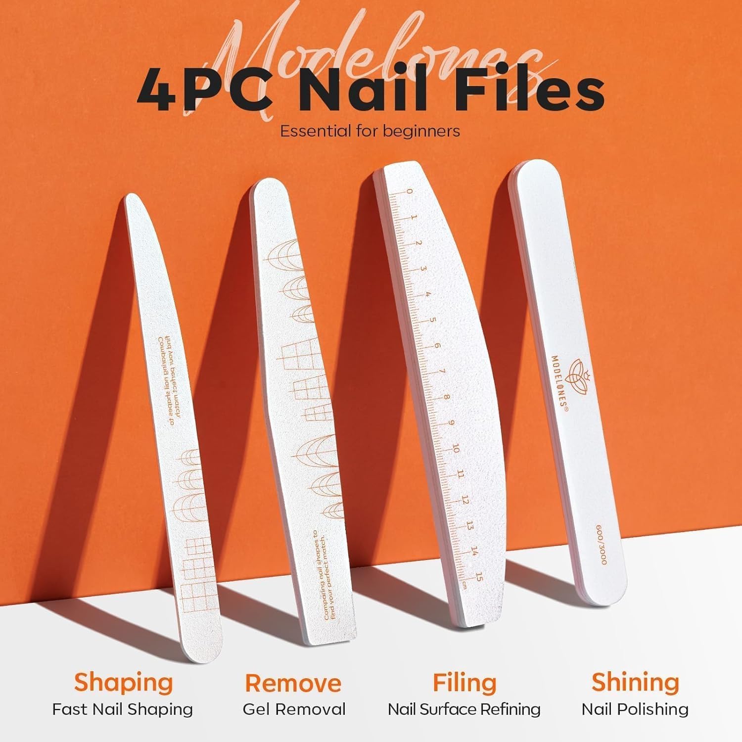 Modelones buffers for acrylic gel dip powder natural nails