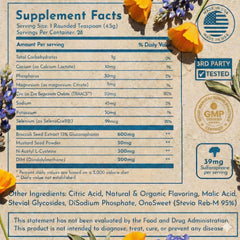 NAC sulforaphane and DIM ingredients in the formula