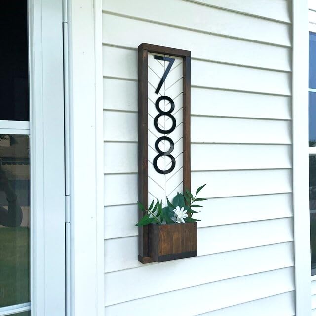 Sign dimensions 27 inches high by 7 inches wide