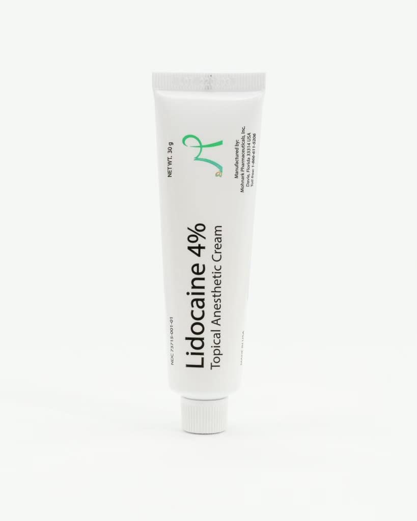 MOHNARK lidocaine 4% numbing cream travel tube