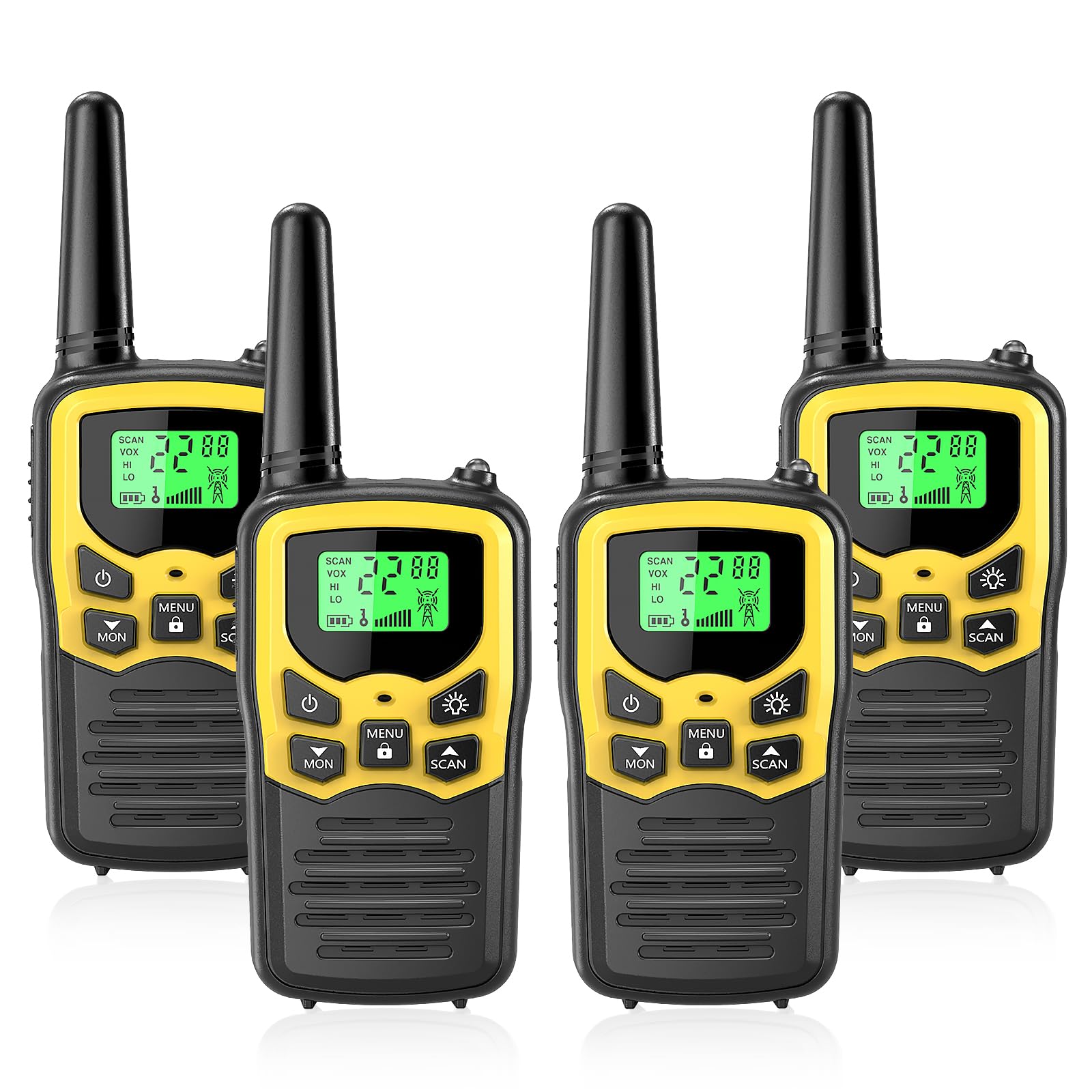 MOICO walkie talkies 22 FRS camping four-pack