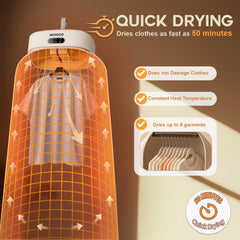 600w compact MOJOCO dryer designed for apartment living