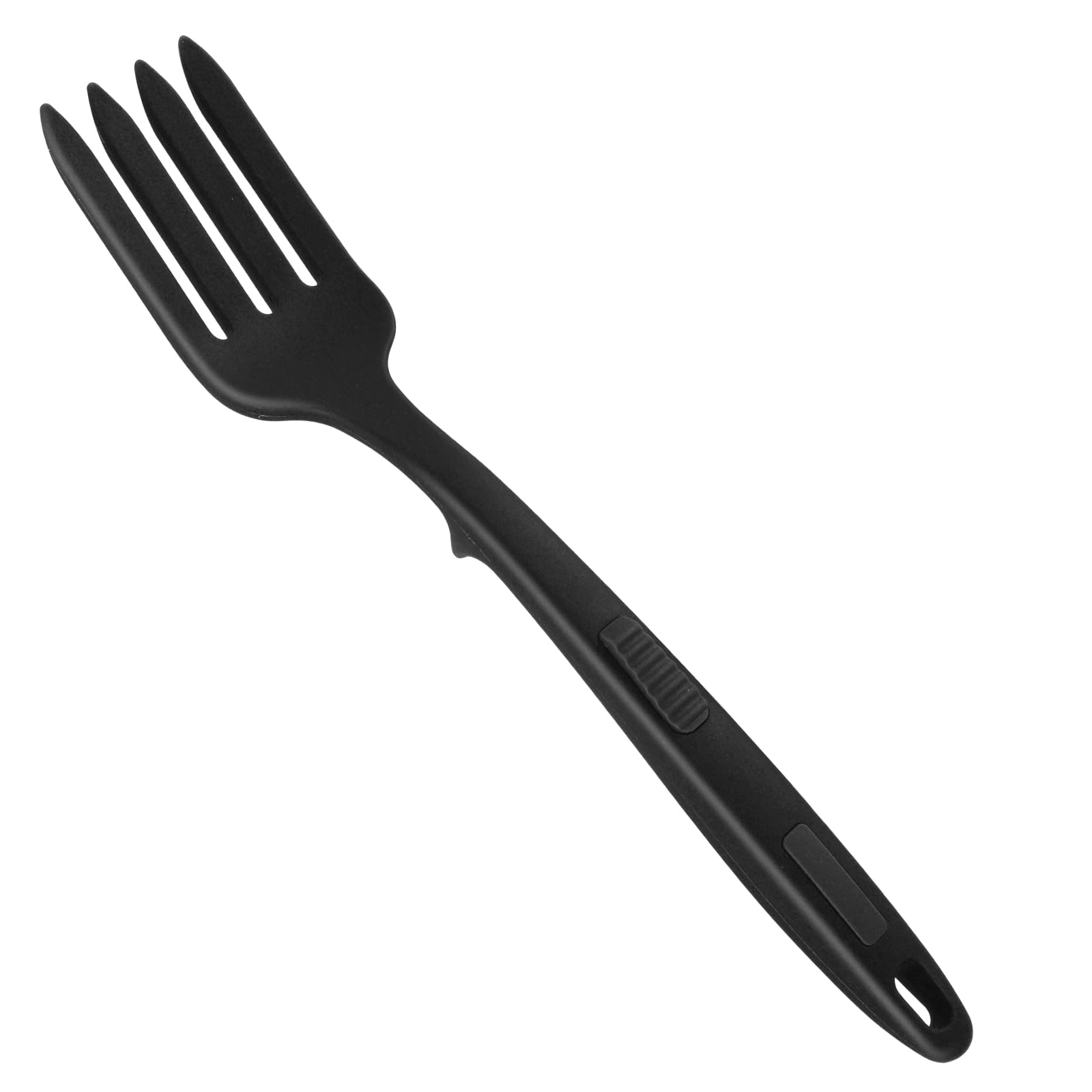 Molain silicone flexible cooking fork 11 inch black