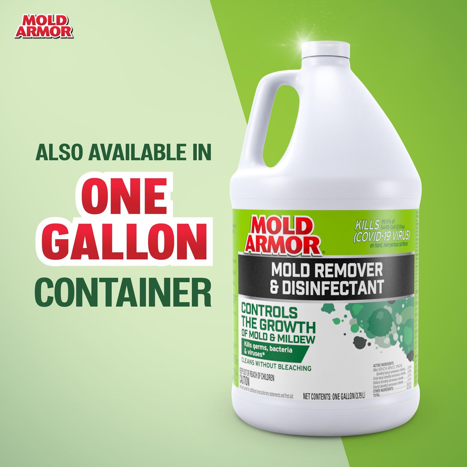 Disinfectant and deodorizer solution for flood cleanup by Mold Armor