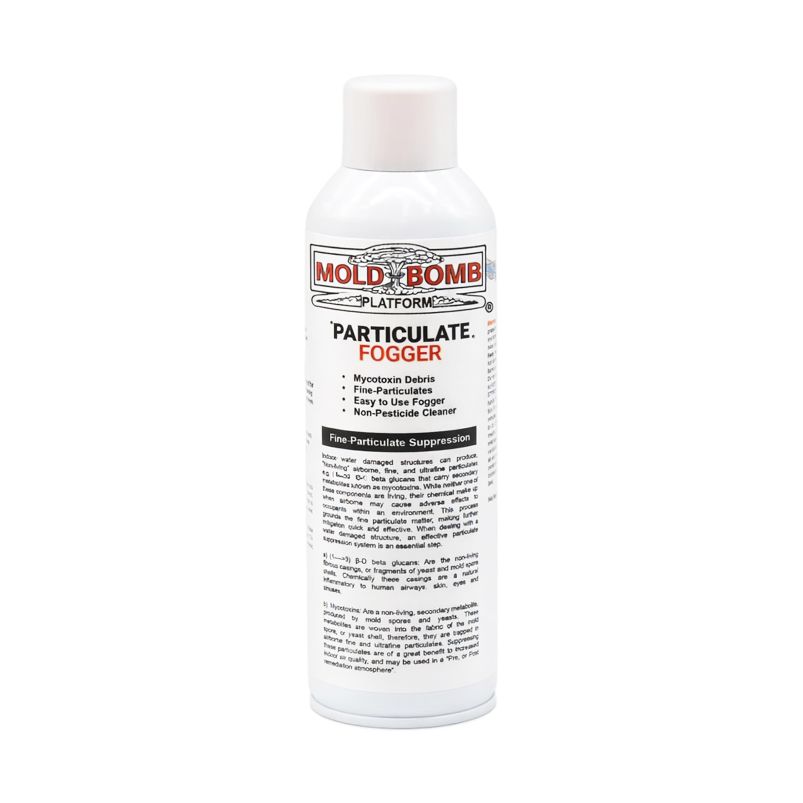 MOLD BOMB Fogger packaging label