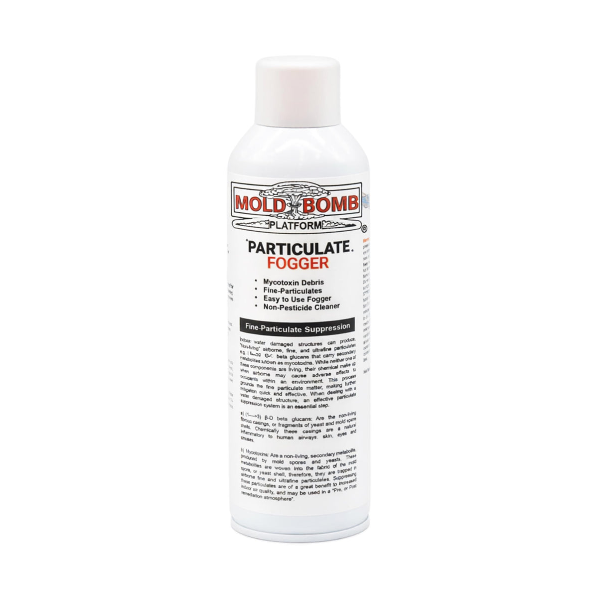 MOLD BOMB Fogger packaging label