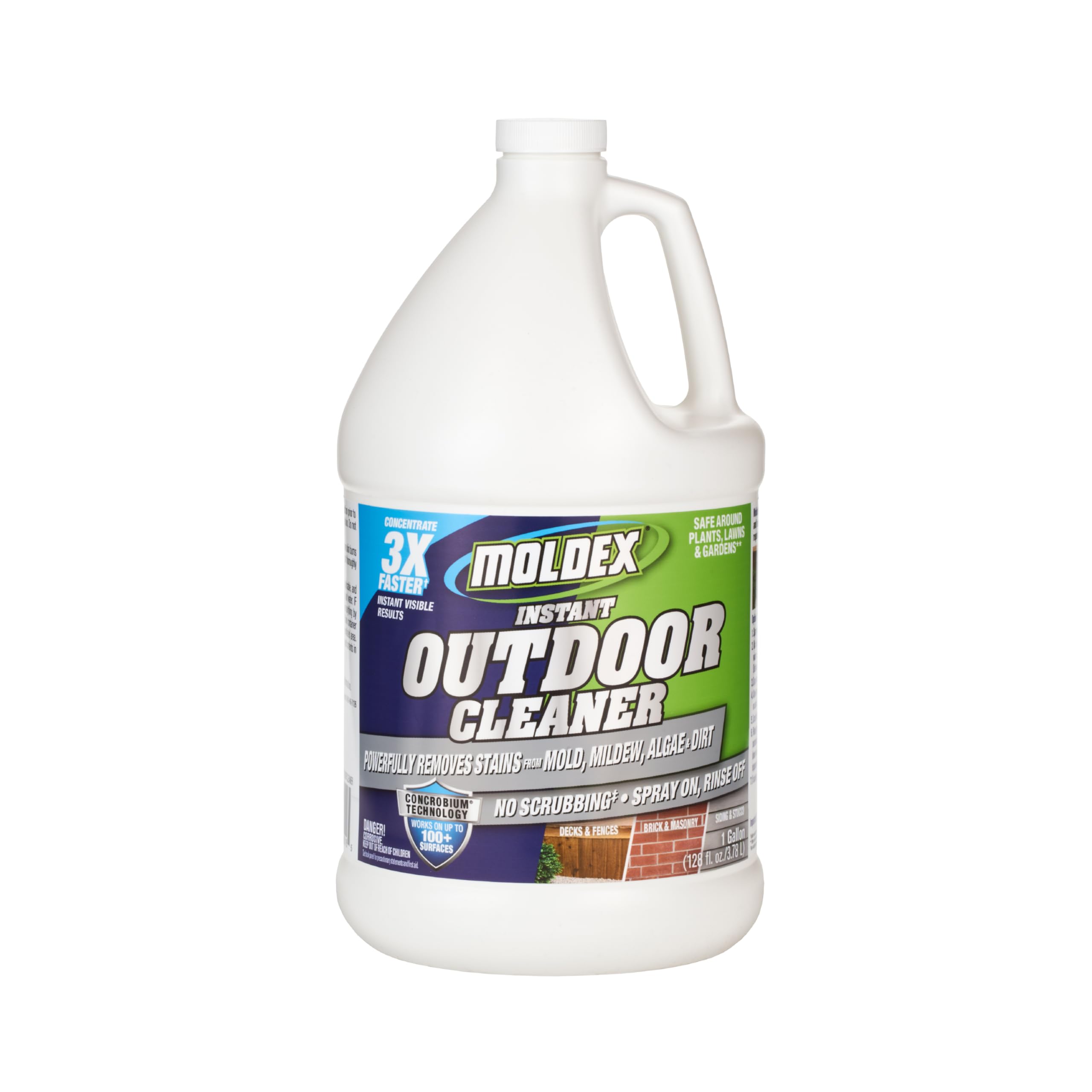 Moldex Instant Outdoor Cleaner Concentrate Bleach 1 gallon product name