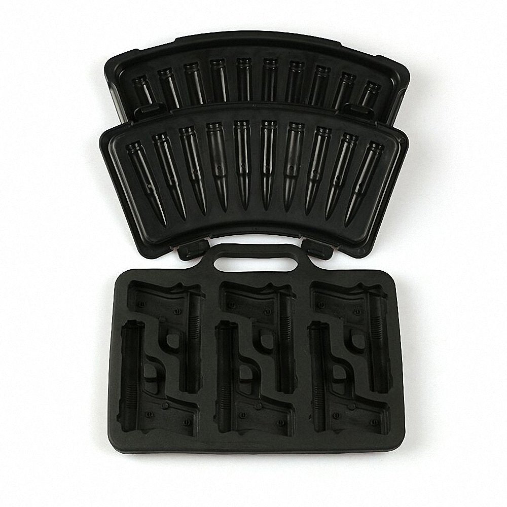Flexible silicone pistol tray included in MoldFun kit