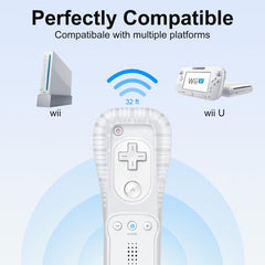 Two MOLICUI Wii Remote Controllers wireless remotes image