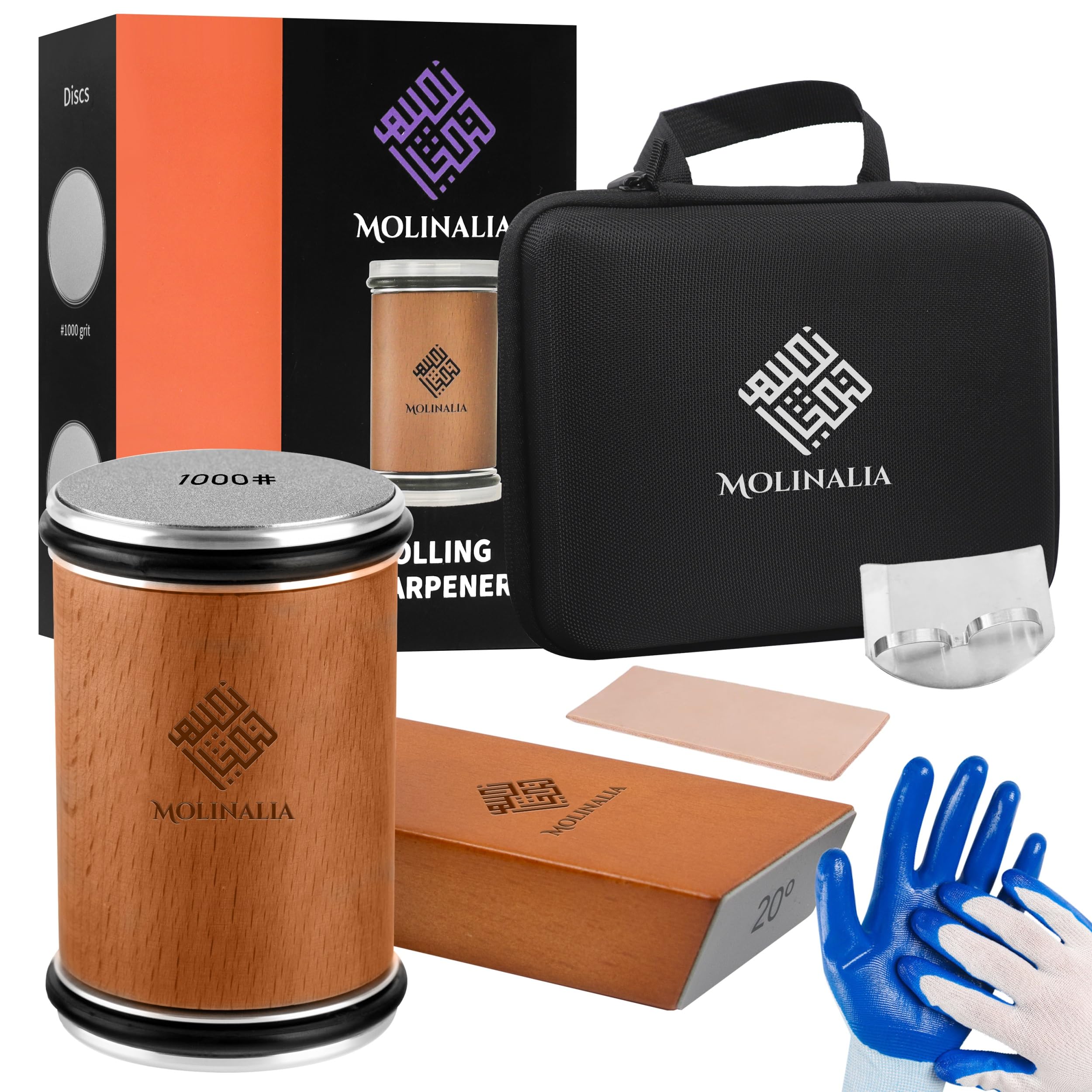 Molinalia rolling knife sharpener front view