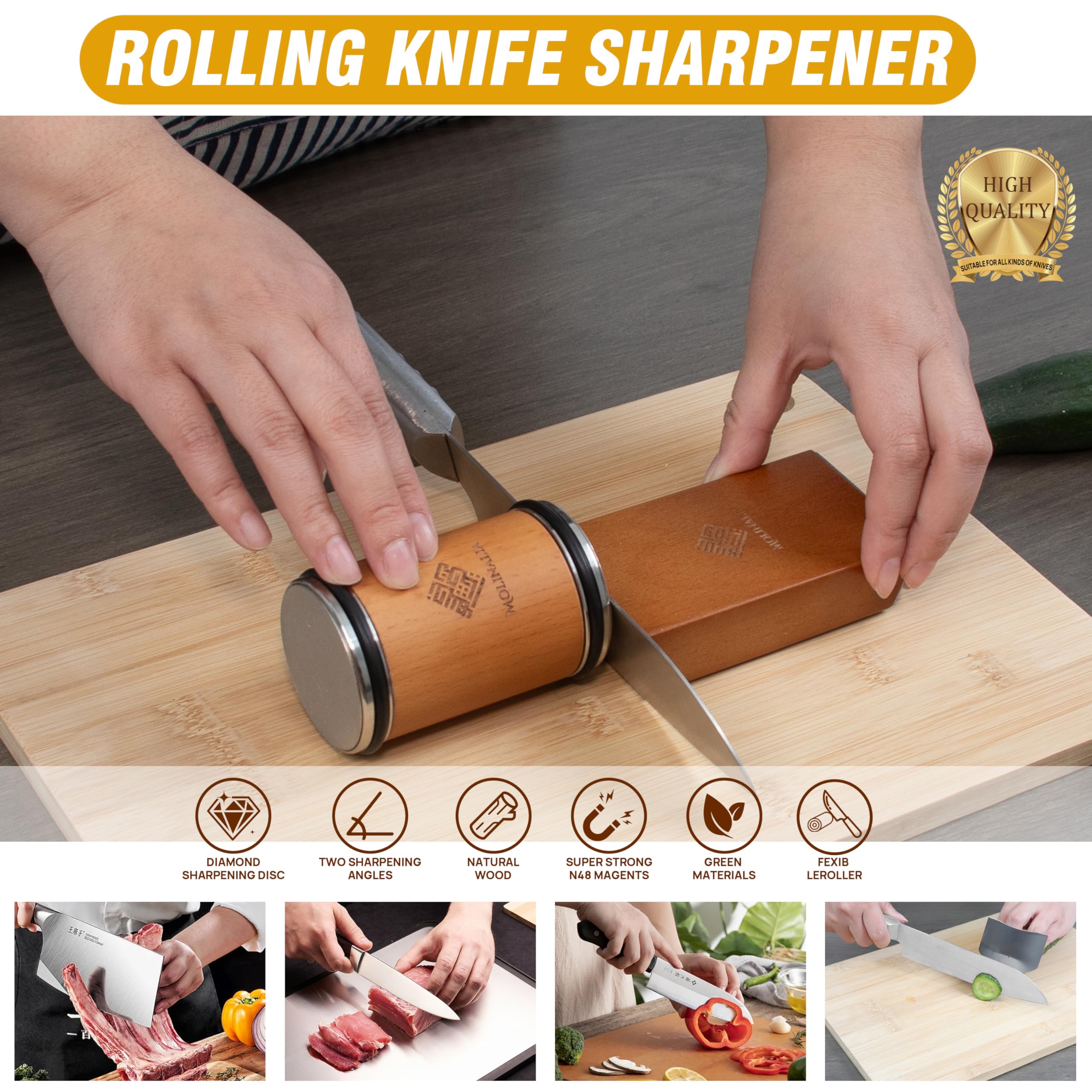 Diamond disc 1000 close-up Molinalia sharpener