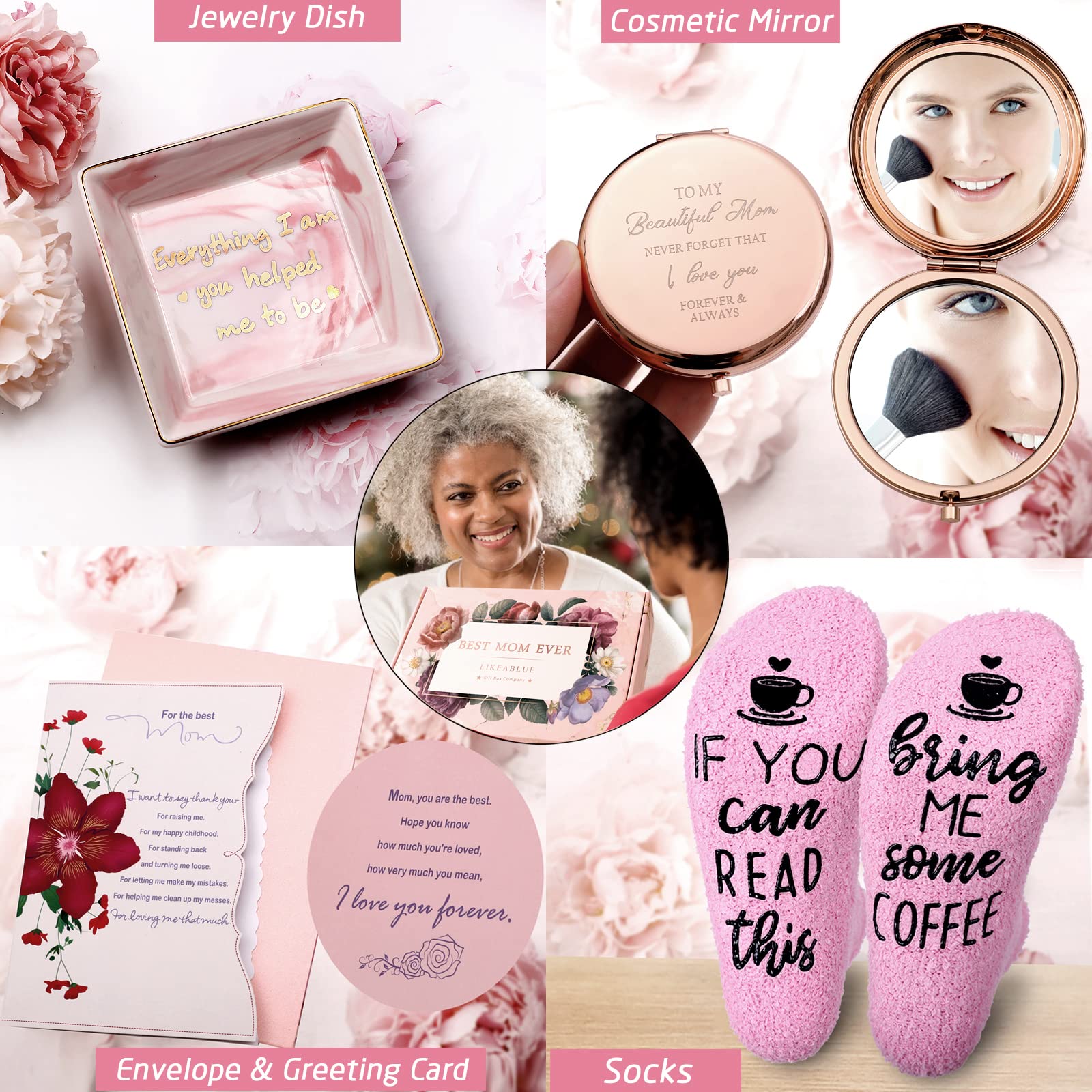Mom socks included in 8 piece gift set