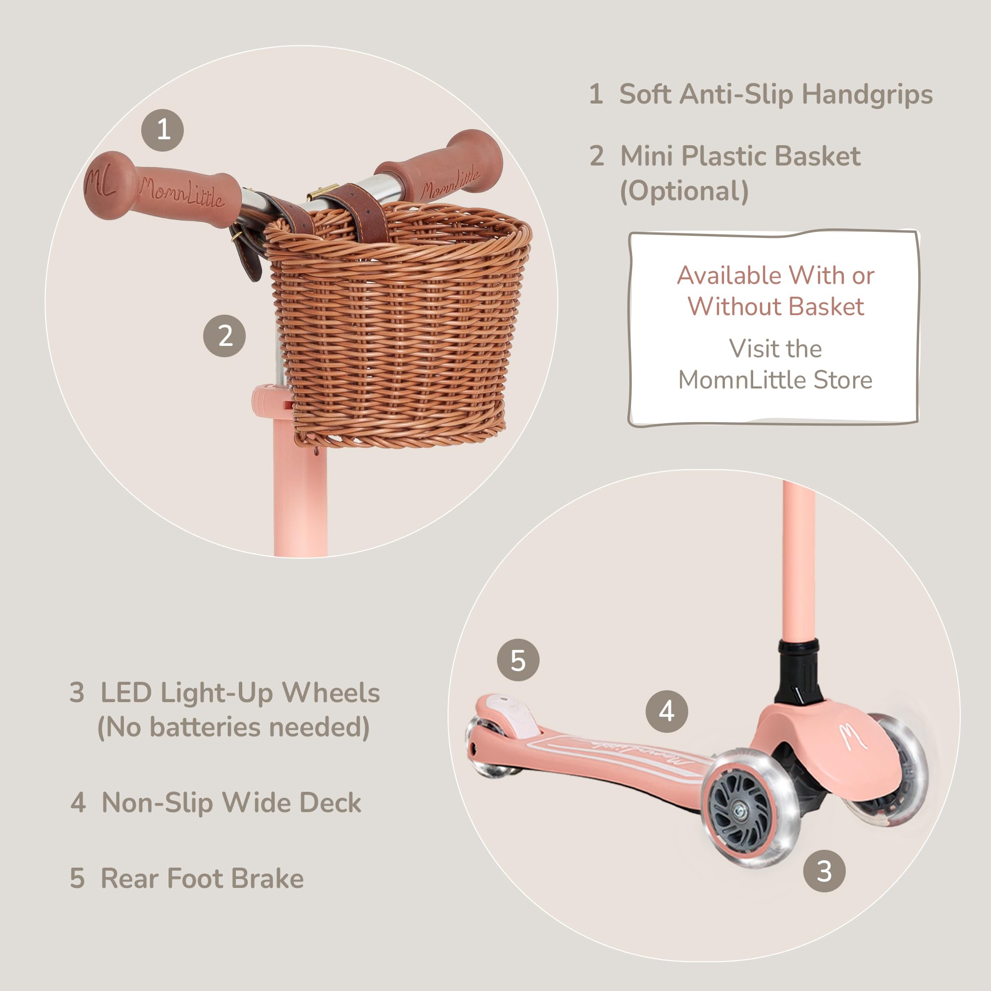 Lean-to-steer design enables weight-based turning