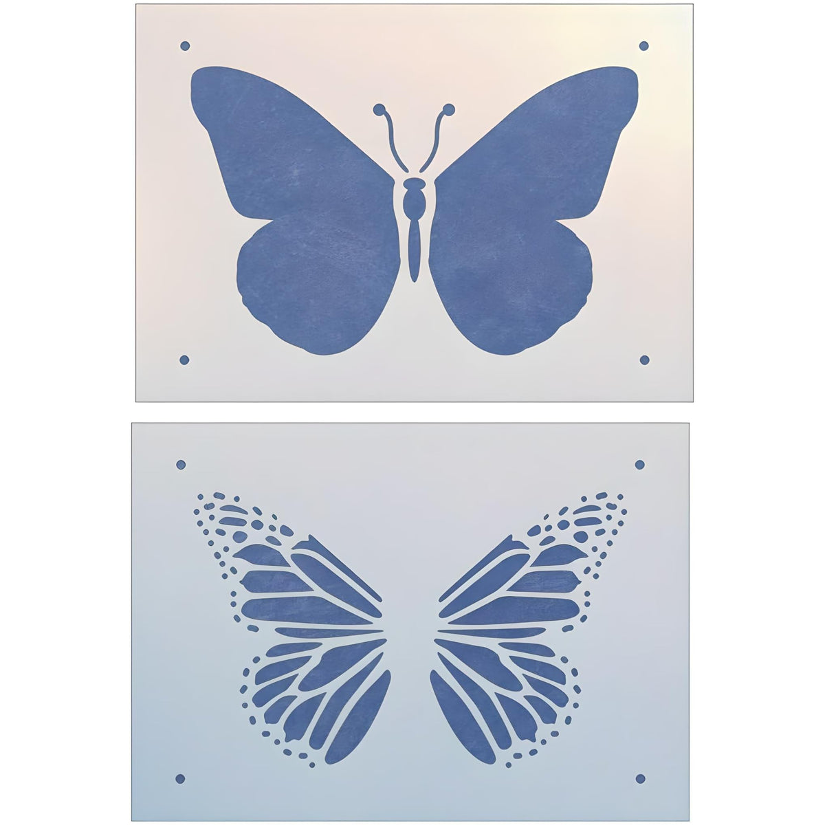 Monarch Butterfly 4 Stencil Template design on reusable Mylar sheet