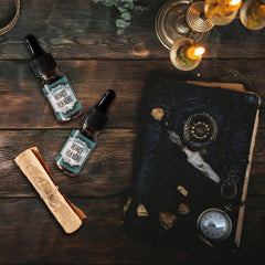 Green aventurine infused Money Drawing Oil crystals