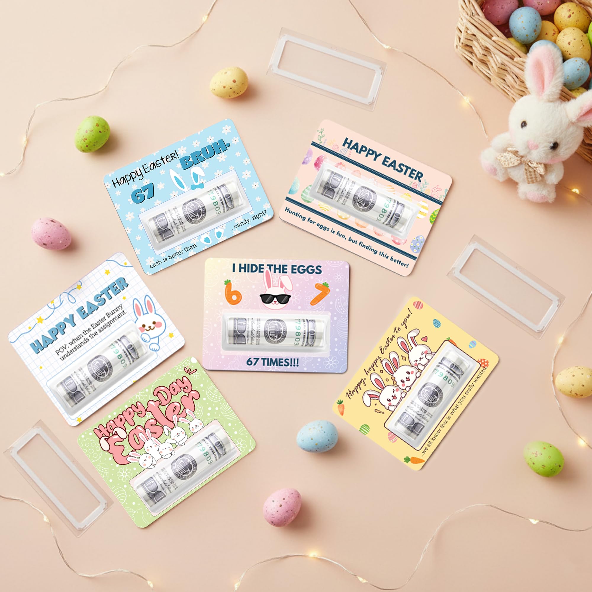 Easter basket filler money cards for kids teens