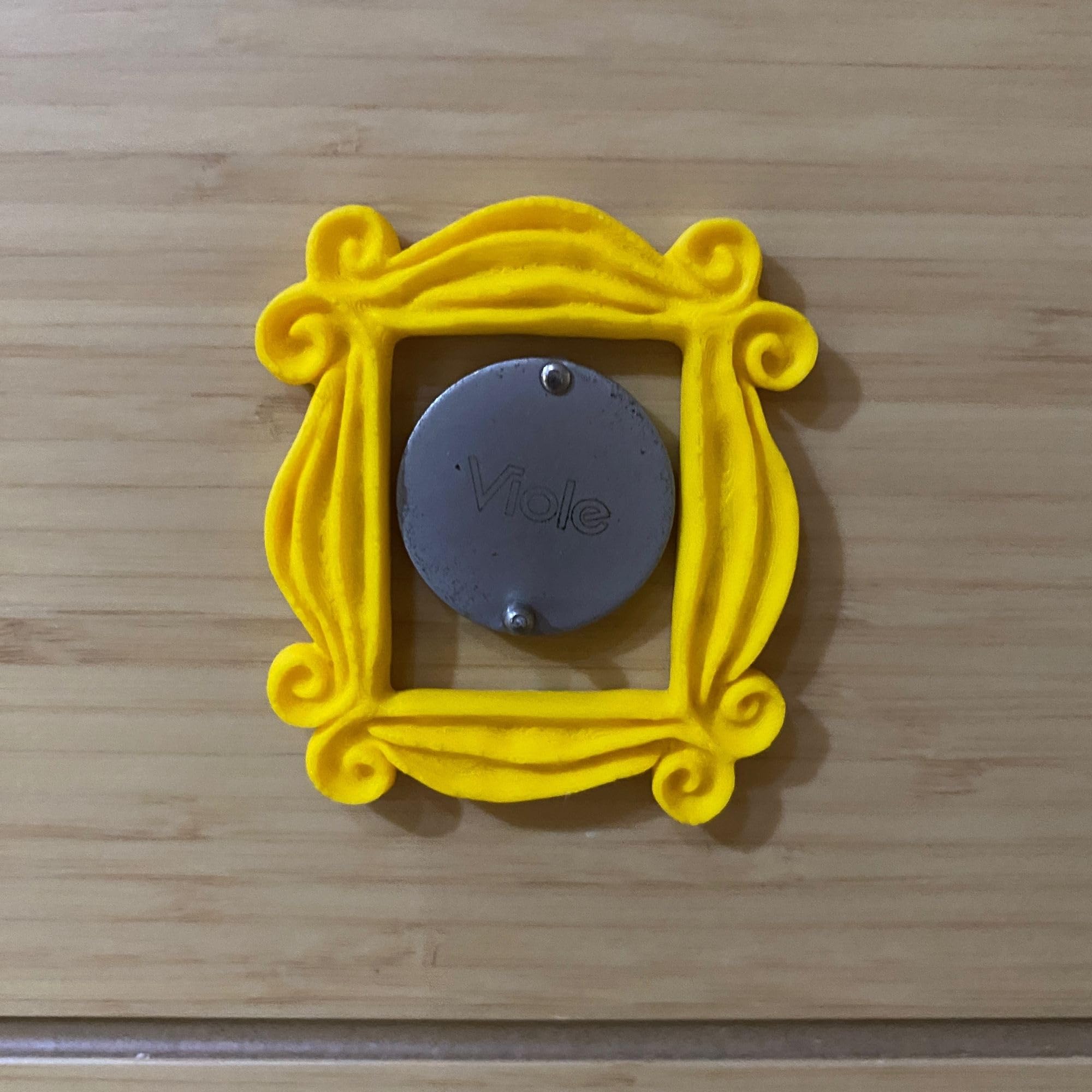 Gift for best friends Friends fans Monica's peephole frame